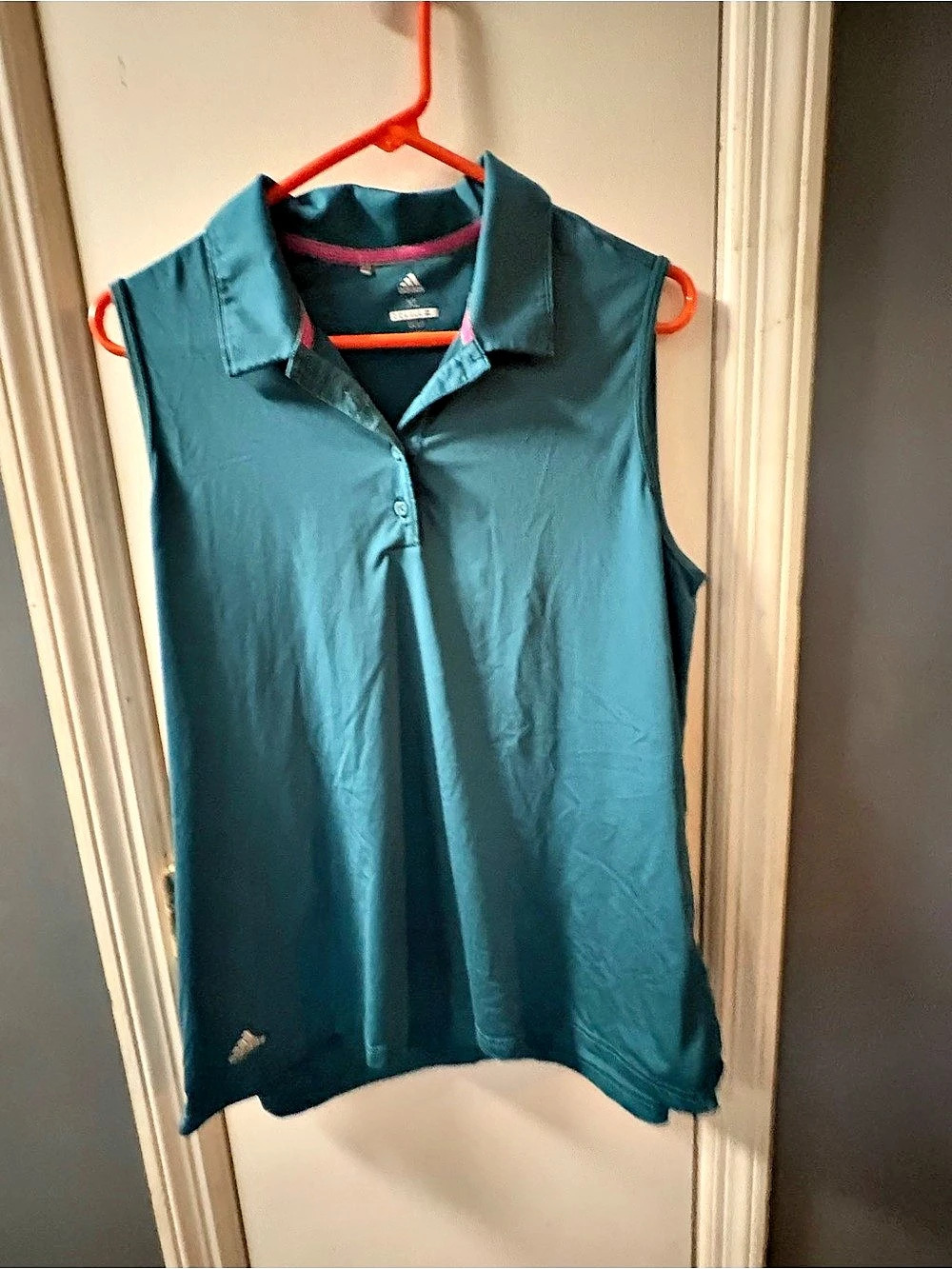 adidas Golf Sleeveless Polo in Blue Size XL Like New